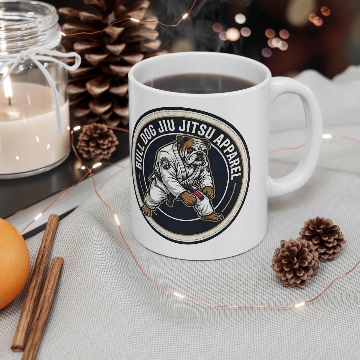 Bulldog Jiu Jitsu Apparel — Mug (White)