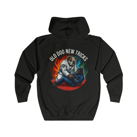 Old Dog New Tricks — BJJ Full Zip Gym Hoodie