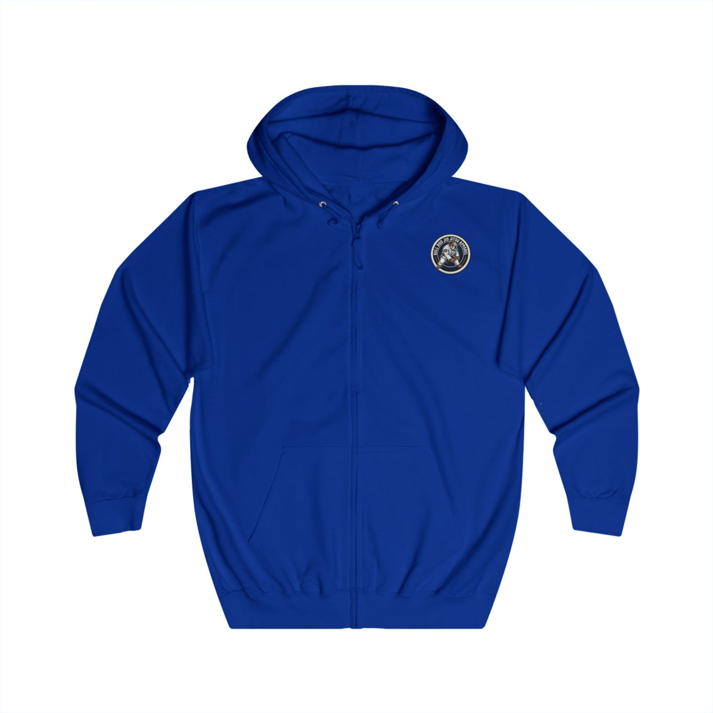 It's the Size of the Fight in the Dog — BJJ Full Zip Gym Hoodie