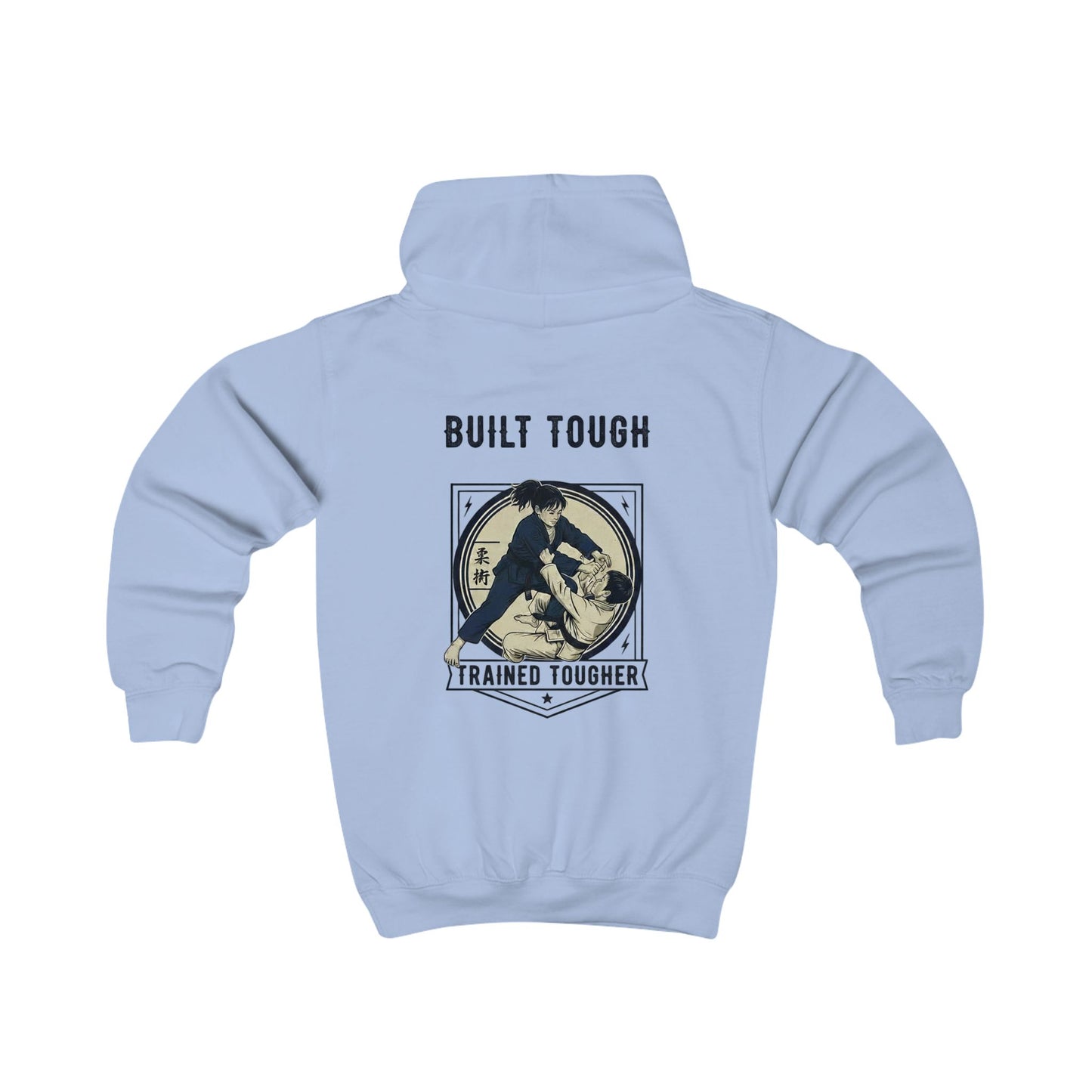 Built Tough, Trained Tougher — Kids' BJJ Hoodie