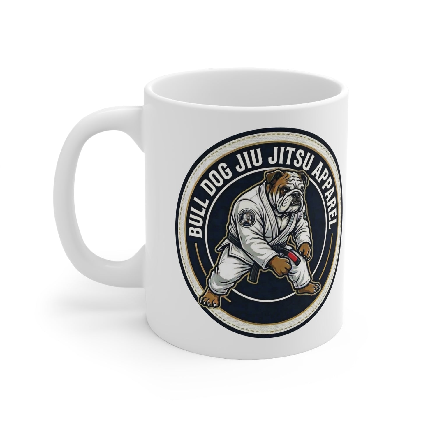 Bulldog Jiu Jitsu Apparel — Mug (White)