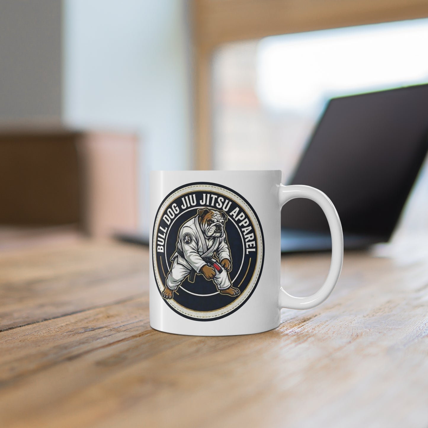 Bulldog Jiu Jitsu Apparel — Mug (White)