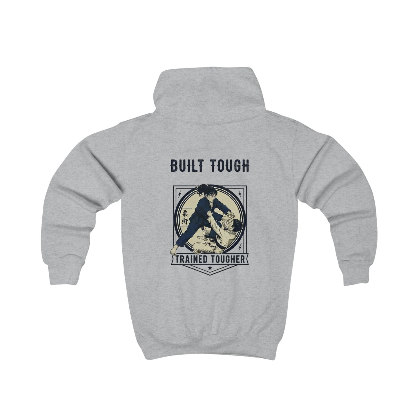 Built Tough, Trained Tougher — Kids' BJJ Hoodie