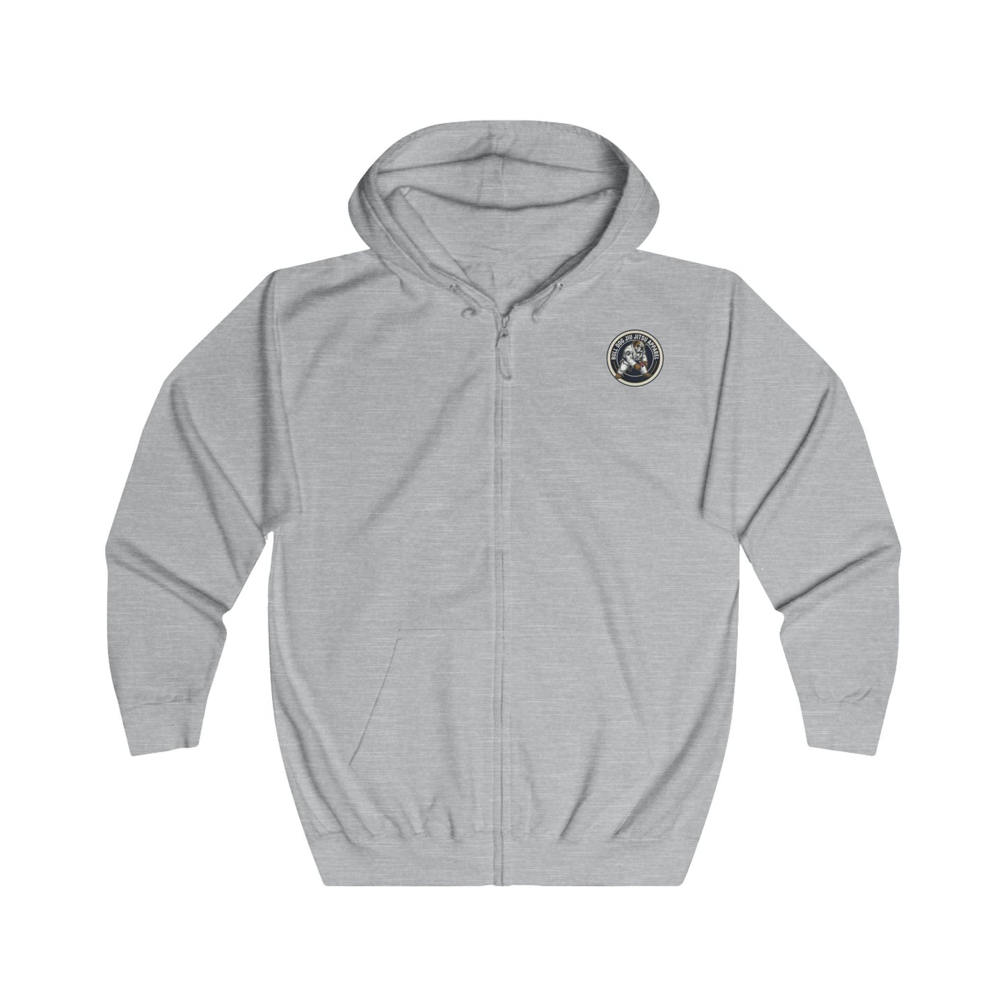 It's the Size of the Fight in the Dog — BJJ Full Zip Gym Hoodie