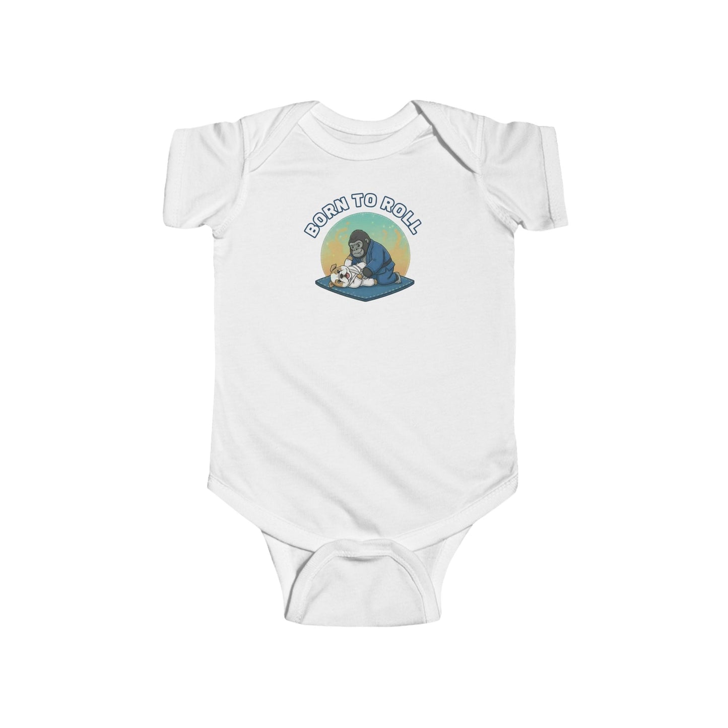 Born to Roll — BJJ Baby Bodysuit
