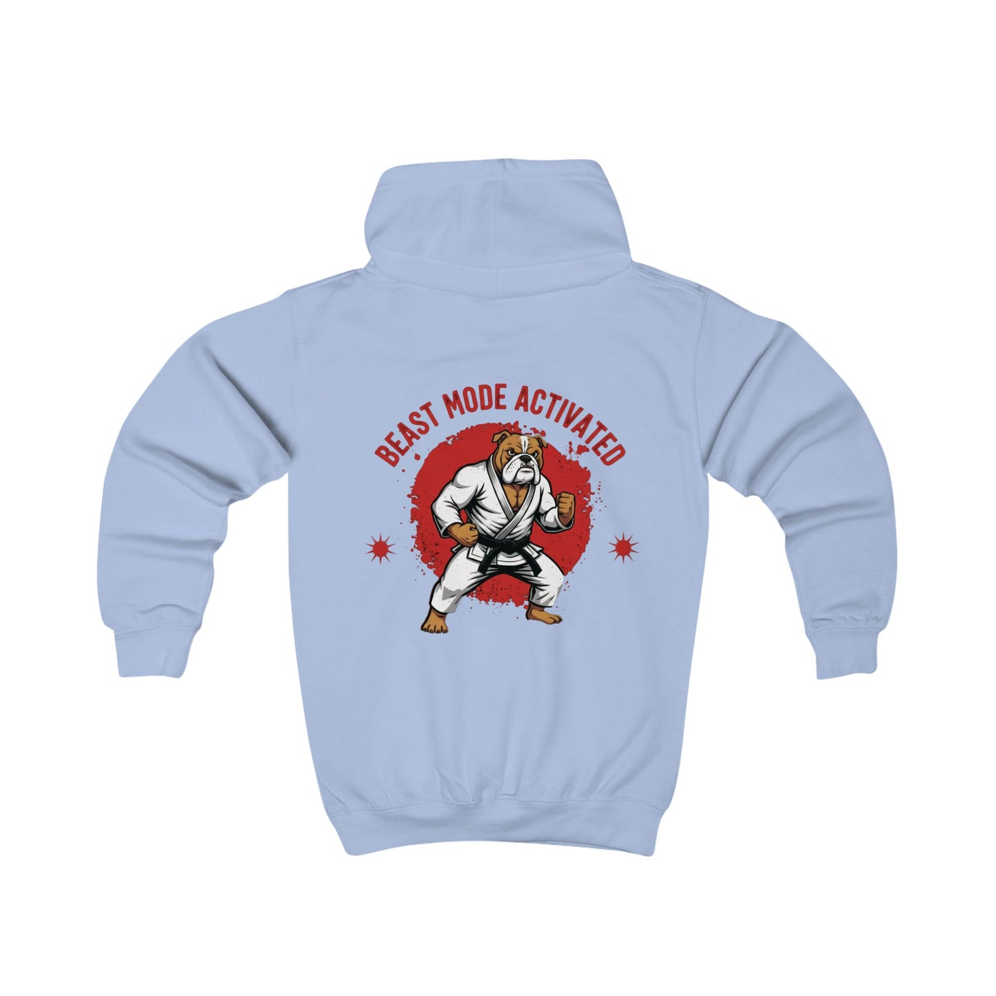 Beast Mode Activated Kids BJJ Hoodie – Bulldog Jiu Jitsu Hoodie for Young Grapplers