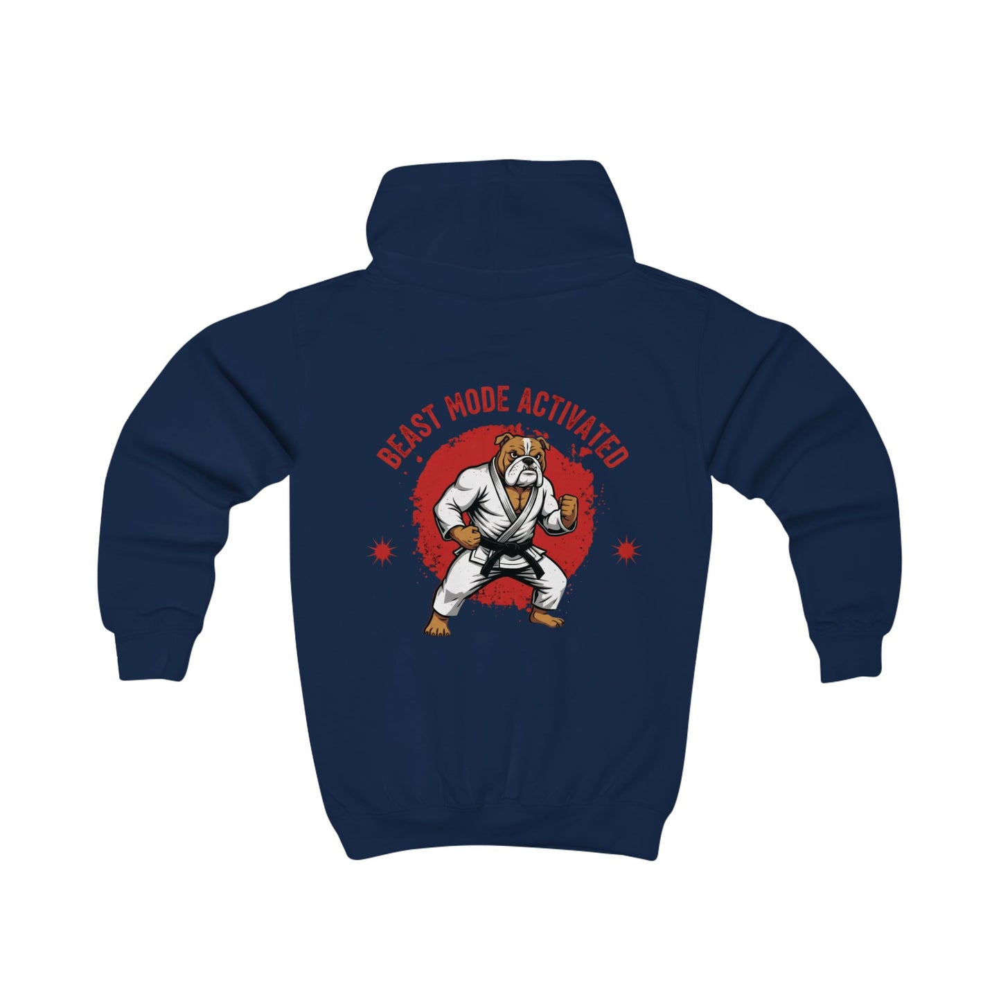 Beast Mode Activated Kids BJJ Hoodie – Bulldog Jiu Jitsu Hoodie for Young Grapplers