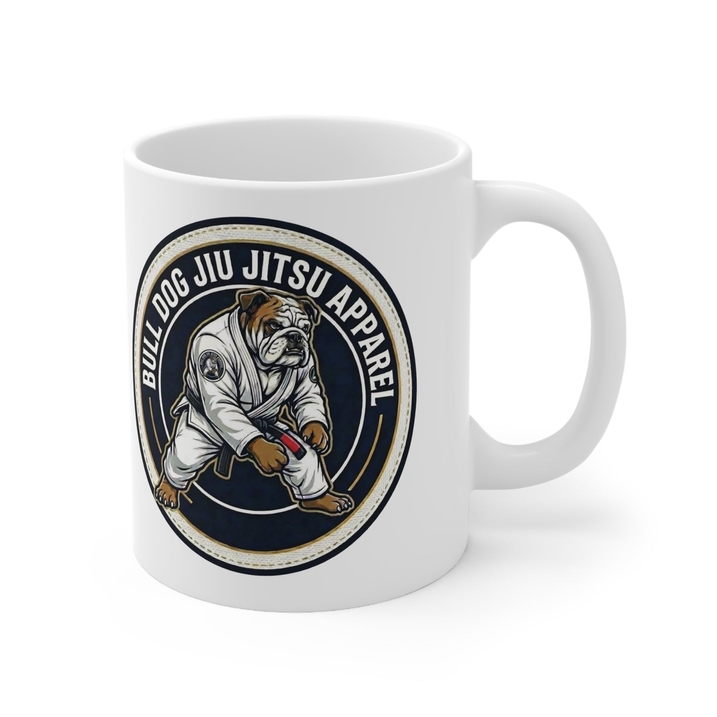 Bulldog Jiu Jitsu Apparel — Mug (White)