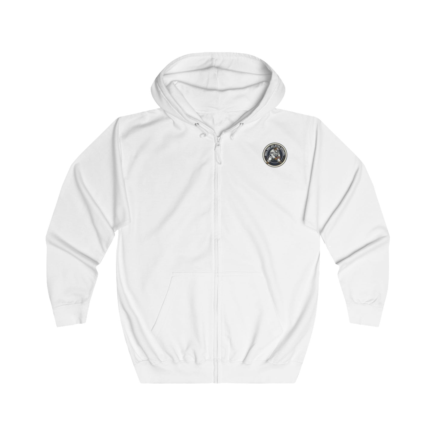 It's the Size of the Fight in the Dog — BJJ Full Zip Gym Hoodie